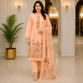 3 Piece unstitched Lawn suit